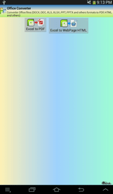 Capture d'écran de l'application Office Converter (Word, Excel) - #3