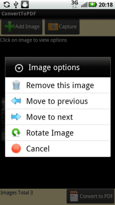 Capture d'écran de l'application Convert To PDF Lite Version - #2