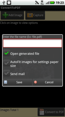 Capture d'écran de l'application Convert To PDF Lite Version - #3