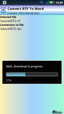 Capture d'écran de l'application RTF vers Word (. DOC) - #4