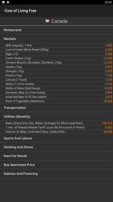 Capture d'écran de l'application Convertisseur de prix mondiaux. Gratuit - #5