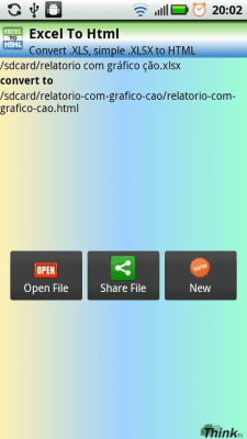 Capture d'écran de l'application Excel to Web Page HTML - #4