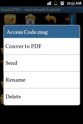 Capture d'écran de l'application Email to PDF Converter - #3