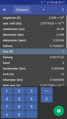 Capture d'écran de l'application Convert Units - #1