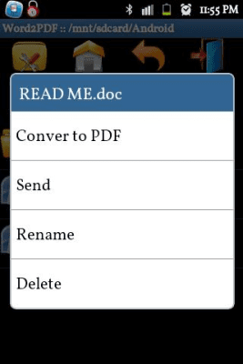 Capture d'écran de l'application Word to PDF Converter - #3