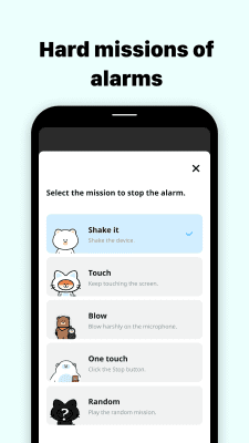 Capture d'écran de l'application Shake-it Alarm - #4
