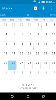 Capture d'écran de l'application HTC Calendar - #1