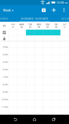 Capture d'écran de l'application HTC Calendar - #2
