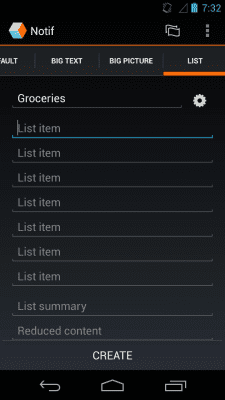 Capture d'écran de l'application Notif - #3