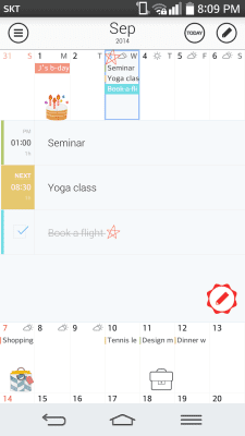 Capture d'écran de l'application SolCalendar - Calendar / To do - #7