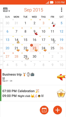 Capture d'écran de l'application ASUS Calendar - #1