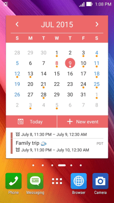 Capture d'écran de l'application ASUS Calendar - #5