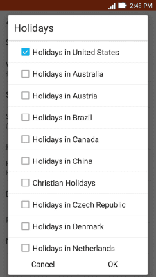 Capture d'écran de l'application ASUS Calendar - #8