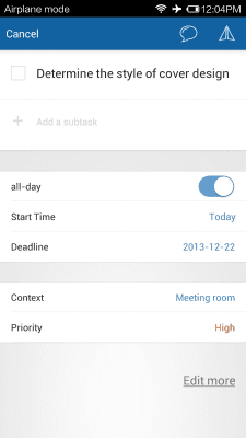 Capture d'écran de l'application Doit.im for Android - #2