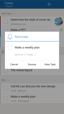 Capture d'écran de l'application Doit.im for Android - #6