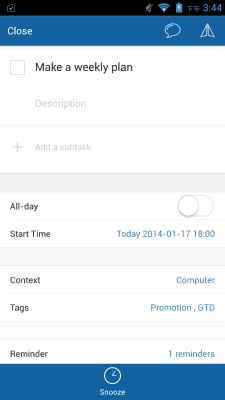 Capture d'écran de l'application Doit.im for Android - #7