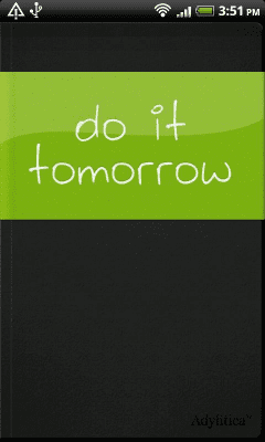 Capture d'écran de l'application Do it (Tomorrow) - #1