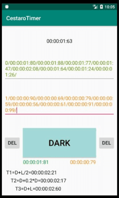 Capture d'écran de l'application CestaroTimer - #1