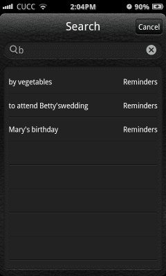 Capture d'écran de l'application Espier Reminders - #2