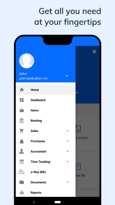 Capture d'écran de l'application Accounting App - Zoho Books - #3