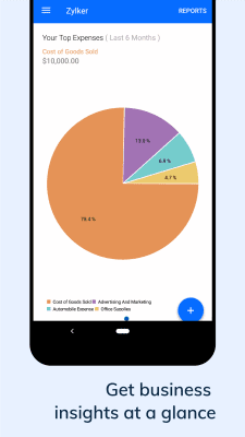 Capture d'écran de l'application Accounting App - Zoho Books - #4