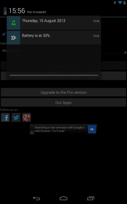 Capture d'écran de l'application Calendar Day In Status Bar - #5