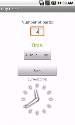 Capture d'écran de l'application Easy Timer - #1