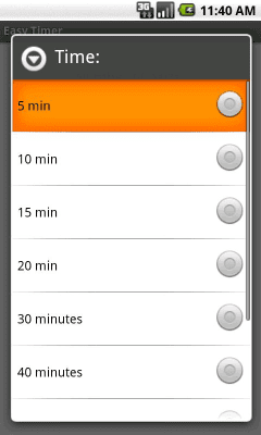 Capture d'écran de l'application Easy Timer - #2