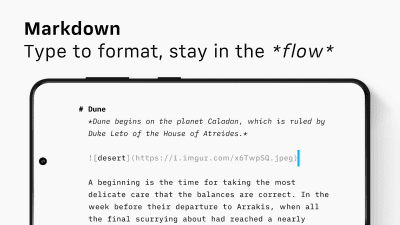 Capture d'écran de l'application iA Writer: The Markdown Writing App - #4