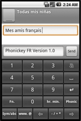 Capture d'écran de l'application Phonic Keyboard French - #2