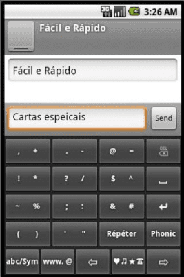 Capture d'écran de l'application Phonic Keyboard Portuguese - #2