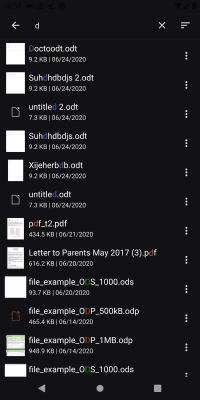 Capture d'écran de l'application Open Office Viewer - #3