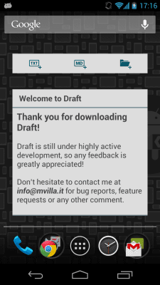 Capture d'écran de l'application Draft - #6