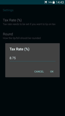Capture d'écran de l'application Calculatrice de pourboires de Hide Apps - #4