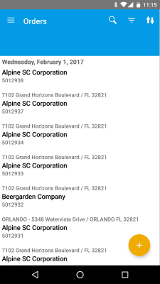 Capture d'écran de l'application SAP Retail Execution - #5