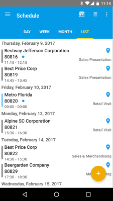 Capture d'écran de l'application SAP Retail Execution - #6