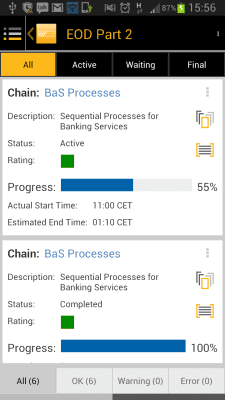 Capture d'écran de l'application SAP Job Progress Monitor - #3