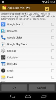 Capture d'écran de l'application App Note Mini - #4