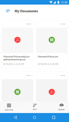 Capture d'écran de l'application Amazon WorkDocs - #4