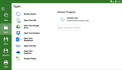 Capture d'écran de l'application gProjectViewer - #9