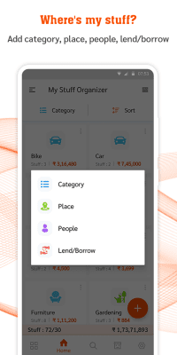 Capture d'écran de l'application My Stuff Organizer - #2