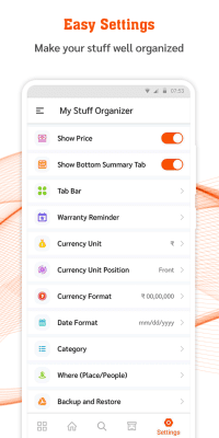 Capture d'écran de l'application My Stuff Organizer - #6