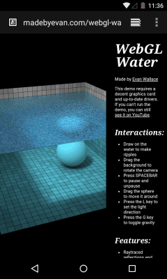 Capture d'écran de l'application Android System WebView - #3
