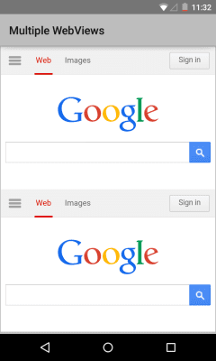 Capture d'écran de l'application Android System WebView - #4