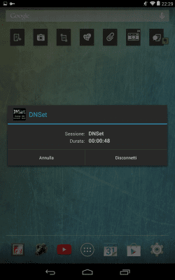 Capture d'écran de l'application DNSet - #6