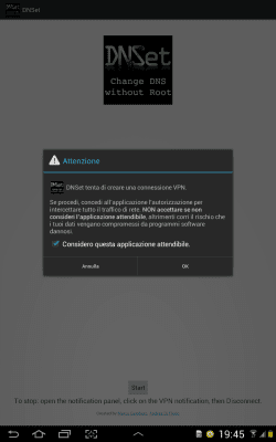 Capture d'écran de l'application DNSet - #8