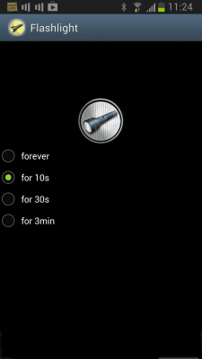 Capture d'écran de l'application Timed Flashlight - #1