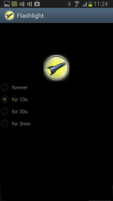 Capture d'écran de l'application Timed Flashlight - #2