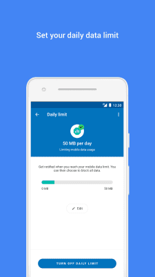 Capture d'écran de l'application Datally: data saving app by Google - #3