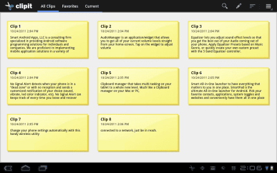 Capture d'écran de l'application ClipIT - Clipboard Manager - #1